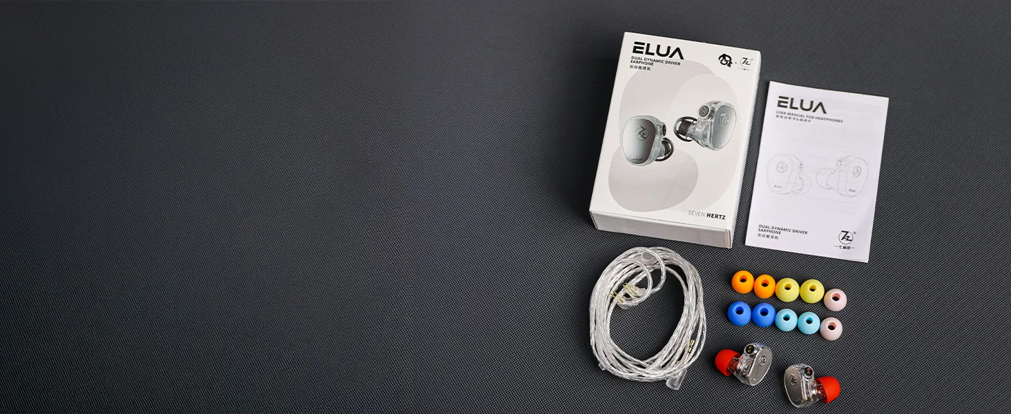 7Hz x HBB Elua IEM Hifi-Kopfhörer mit 10mm + 8mm Dual-Dynamik-Treiber und Ausgewogenem Klang – Detail 4