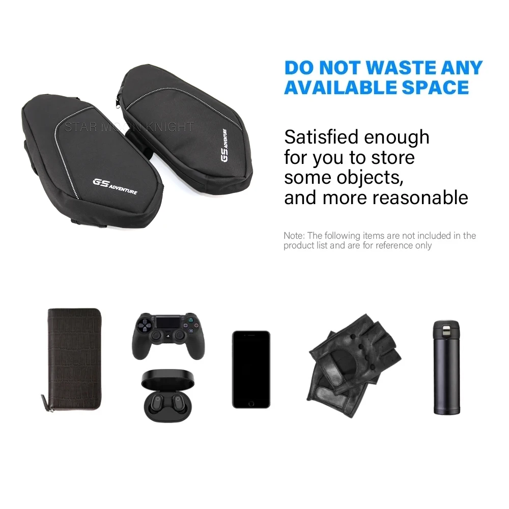 Bolsa para marco de viaje de motocicleta, bolsa para Barra de tanque, parachoques, paquete de choque para BMW GSA 1250 R1250GS Adventure R 1250 GS,