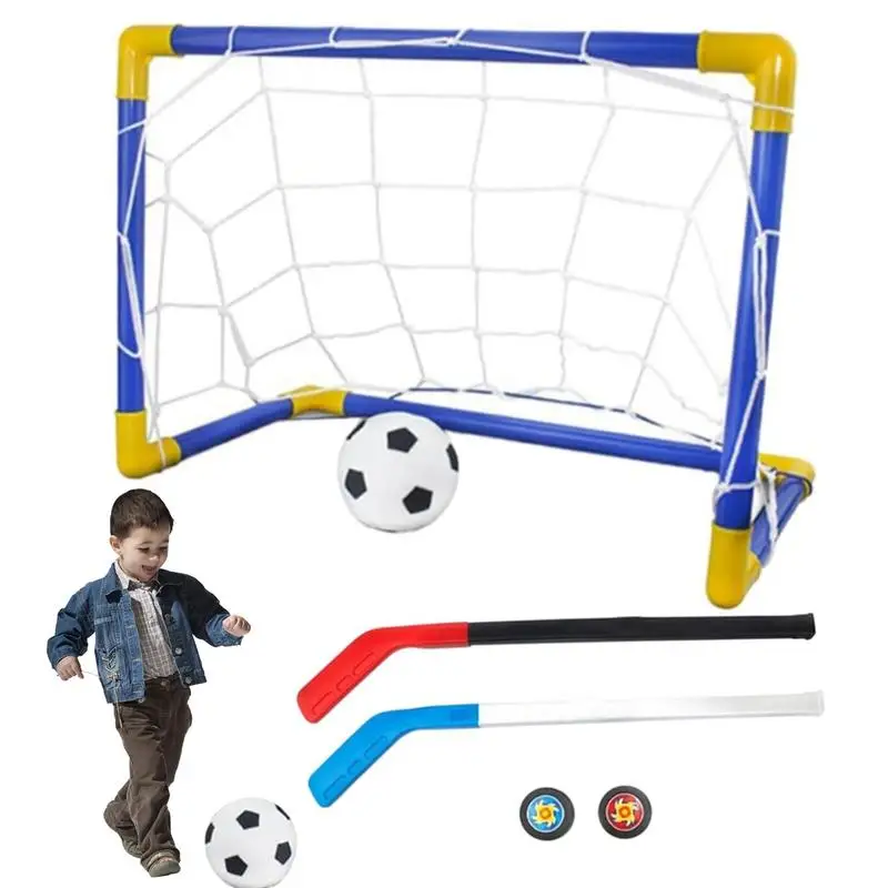 

Hover Soccer Ball Anti-Bump High-Elasticity 2 In 1 Mini Hockey Soccer Set Mini Soccer Set For Kids Gift Outdoor Backyard Soccer