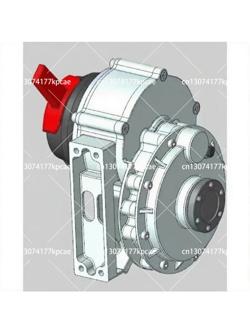 24V 200W Brushless DC Geared Motor with Aluminum Flange Waterproof Permanent Magnet for Electric Wheelchair