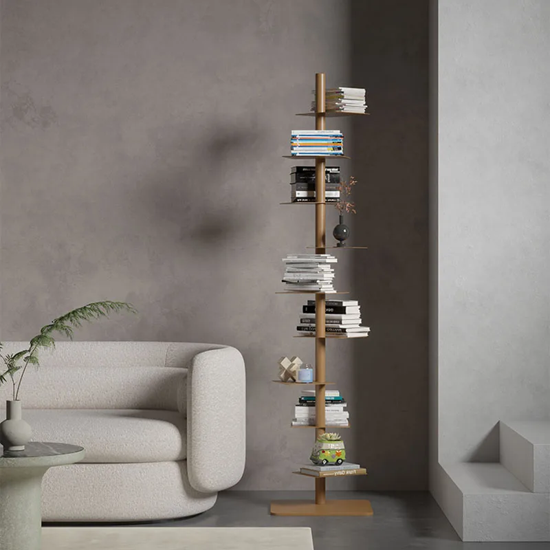 Zubehör Stehende Bücherregale Ecke Minimalistisches europäisches personalisiertes Bücherregal Display Aufbewahrung Prateleira Einzigartige Möbel