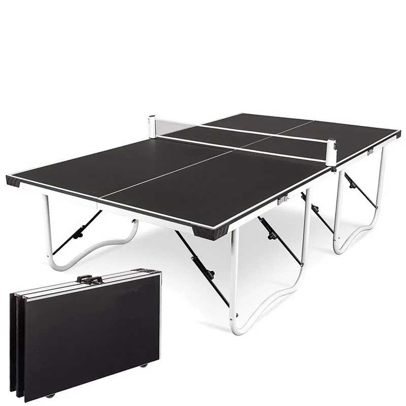 Indoor Foldable Ping Pong Train Equipment Waterproof Moveable Outdoor Table Tennis Table