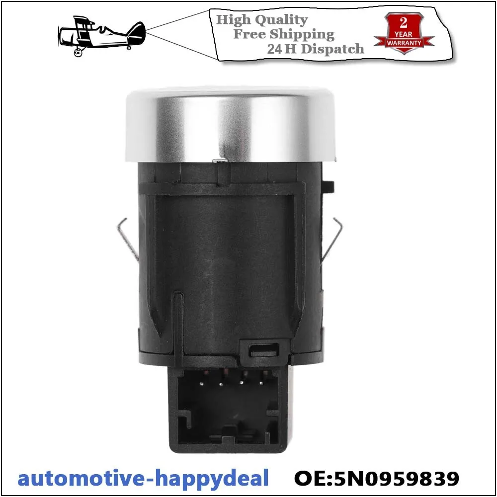 Car Start Stop Button Switch for VW for Tiguan 2008-2016 Sharan 2011-2016 5N0959839