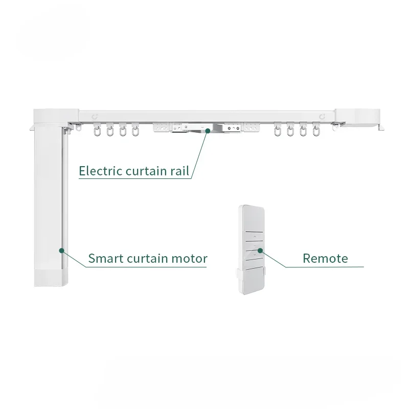 smart home Alexa control automatic motorized electric smart curtain motor