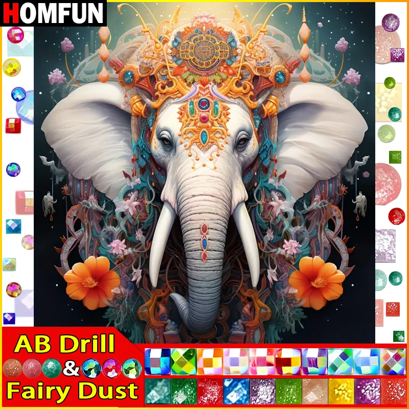 HOMFUN Fairy Dust AB Full diamond Painting 