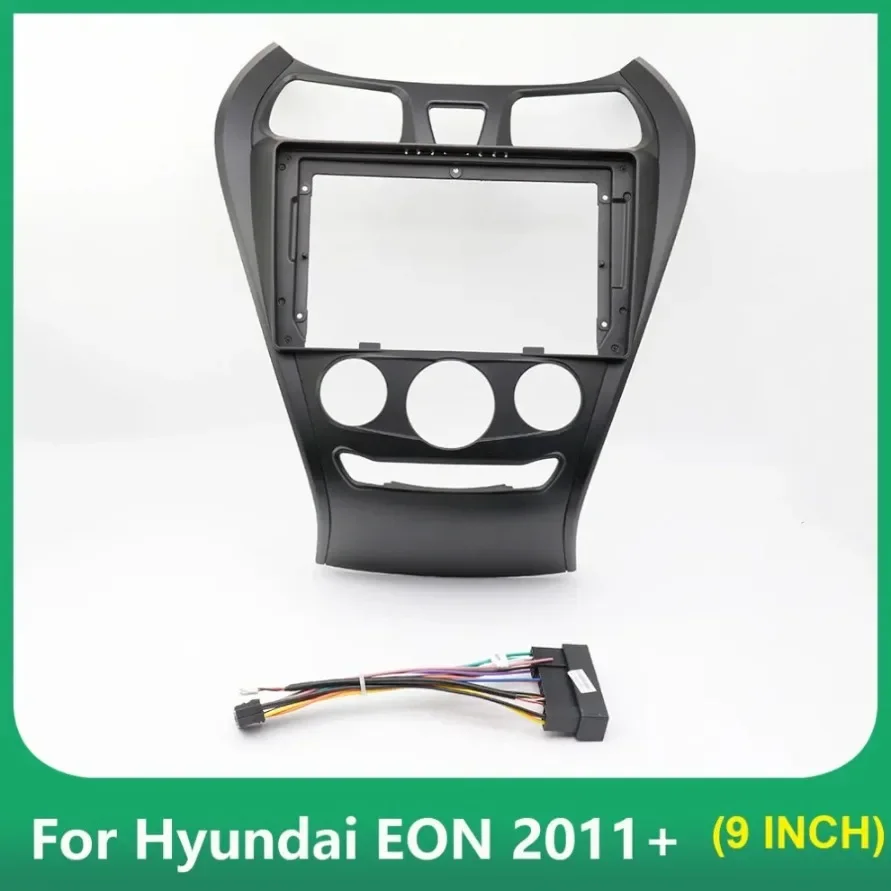 Fascia d'autoradio pour Hyundai EON 2011 +, kit de garniture de tableau de bord stéréo DVD, panneau de cadre, navigation GPS, lunette d'installation, 9"