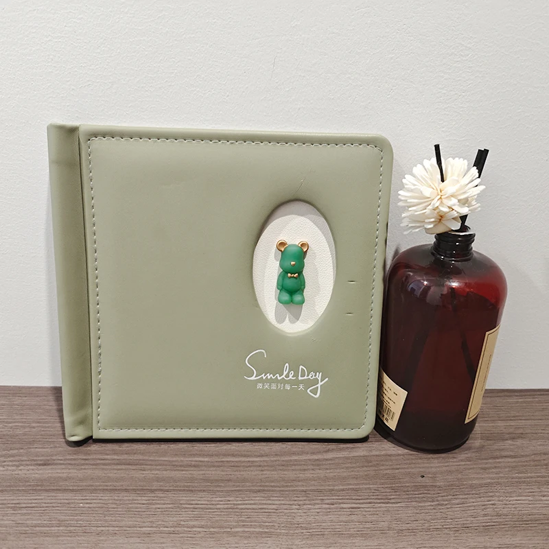 Leather Album HD Printing Album 20X20cm Photo DIY Collection Album Female Mom Birthday Gift Baby Photo Commemorative Album