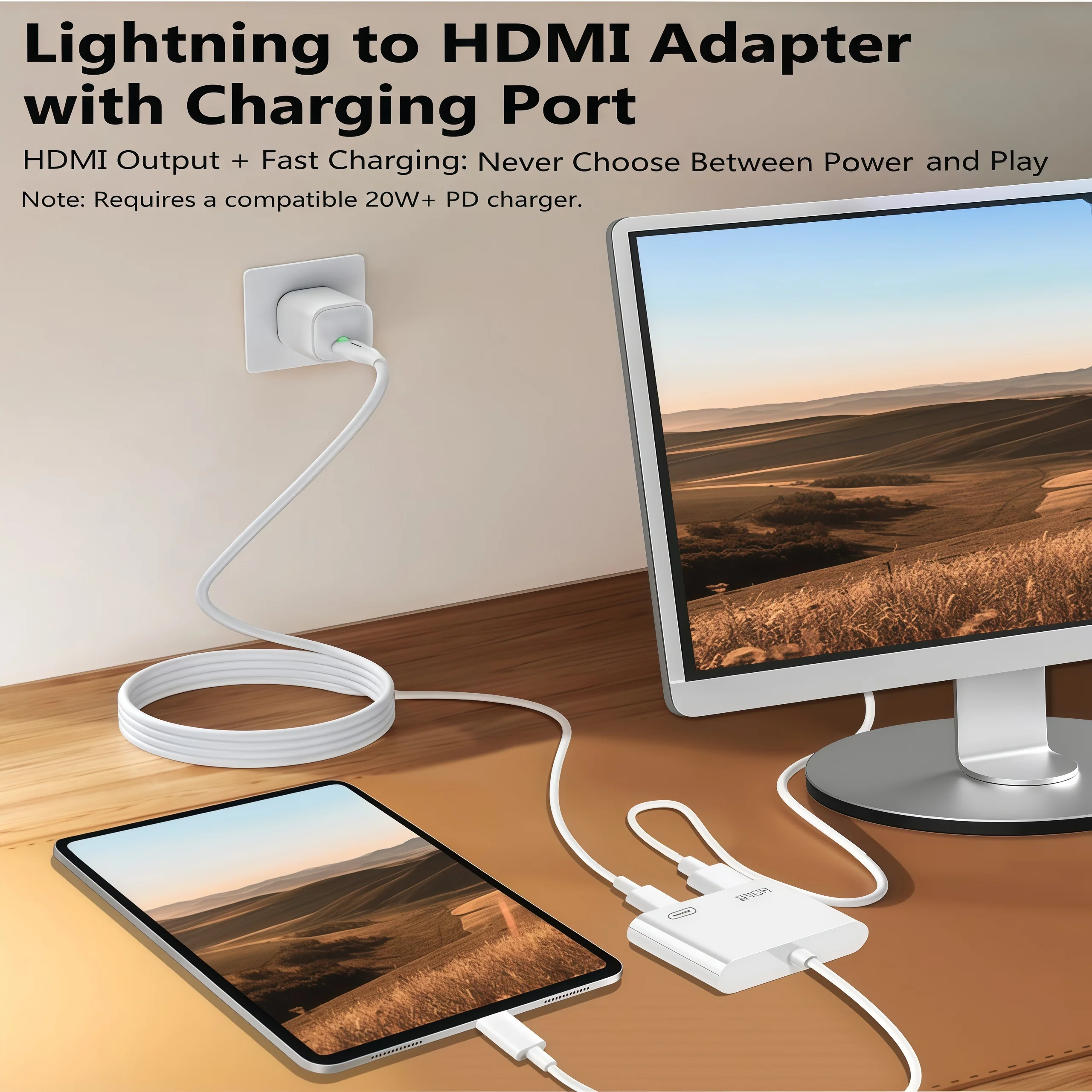 GITFOS 8Pin Port to HDMI Adapt - огляд і ціна Hdmi Adapter