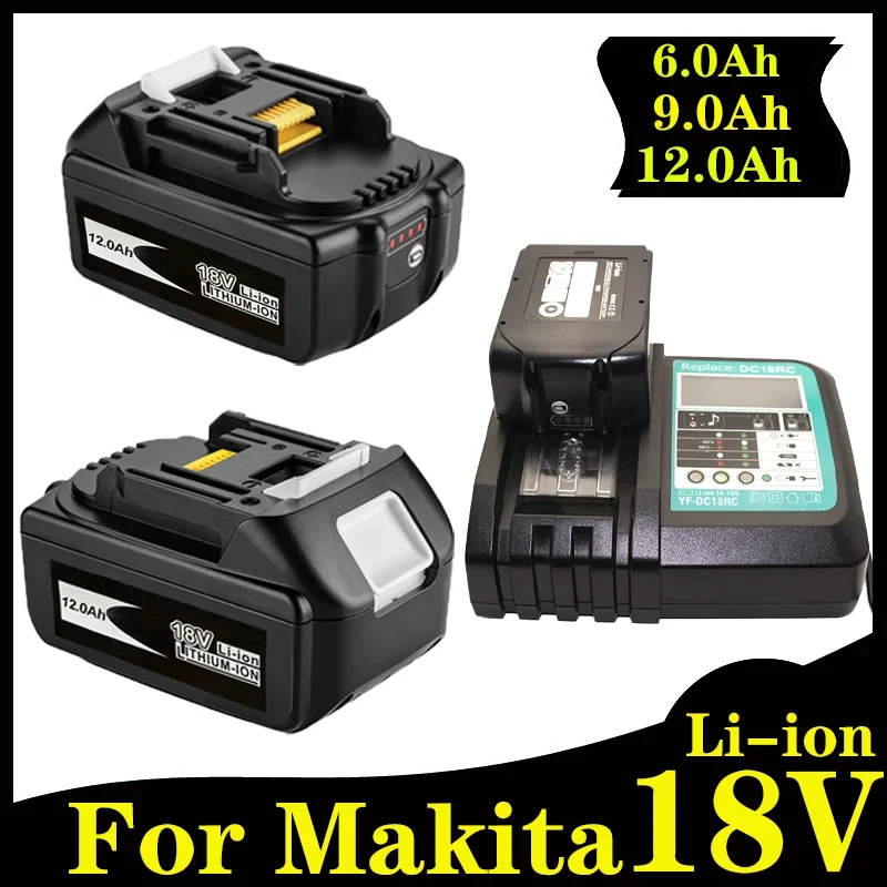 

for Makita 18V Battery 9000mAh Rechargeable Power Tools Battery 18V makita with LED Li-ion Replacement LXT BL1860B BL1850 BL1840