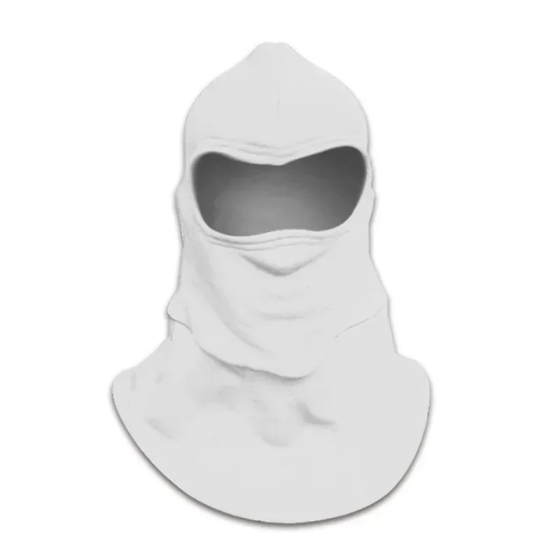 Fire Insulation Safety Helmet, Flame Retardant Knitted Headgear, High Temperature Head & Face Protection