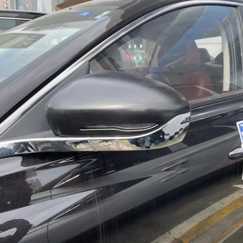 

Carbon Fiber Car Rear View Mirror Cover Side Door Mirror Shell Decoration Trim for Hyundai MISTRA 2021-2023