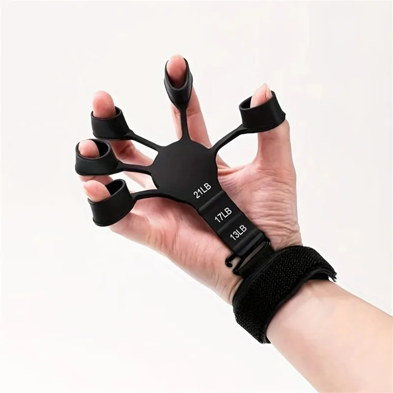 

Finger Training Exercise Stretcher Hand Grips Adjustable Strengthener Resistance Band Trainer Hand Brush Expander Exercise