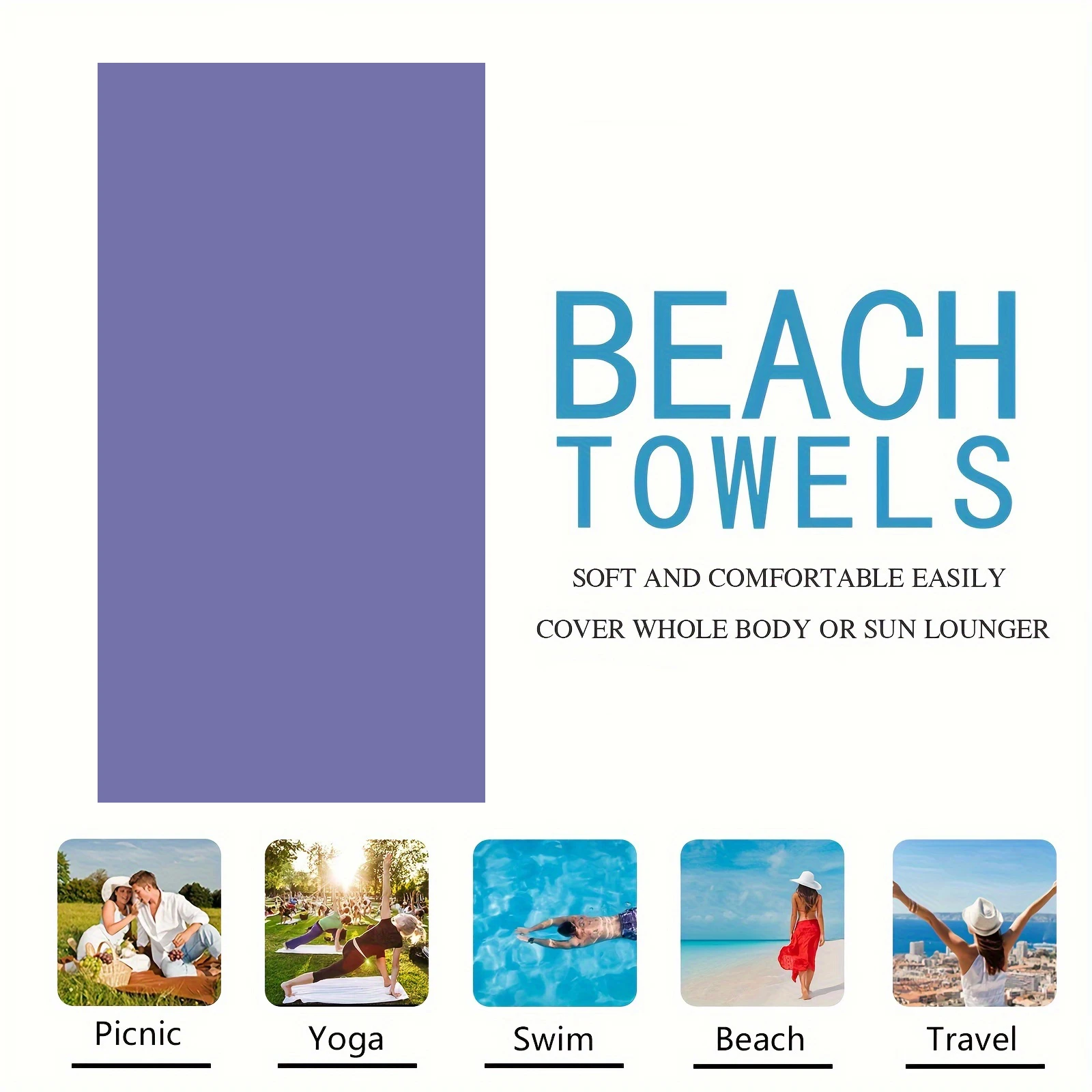 Toalla de playa personalizada con nombre toalla microfibra_voghion.com