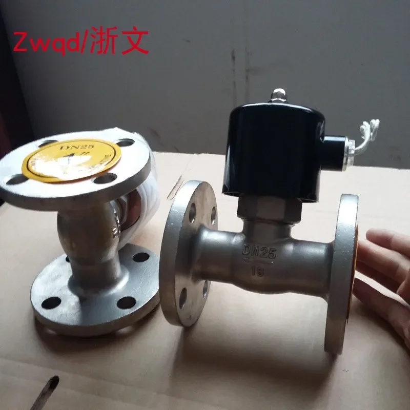 Imagem -03 - Zbsf- Flange Válvula Solenóide Alta Temperatura Vapor Todos Dn25 32 40 Zqdf50f 65 80 Aço Inoxidável