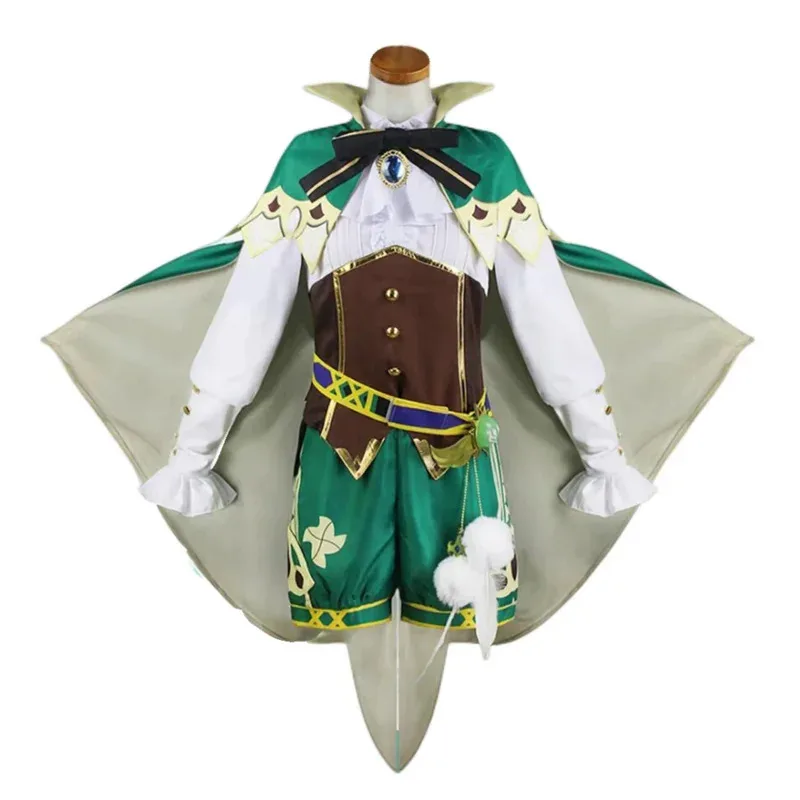 Venti Cosplay Game Genshin Costume Halloween Carnival For Woman Men Clothes