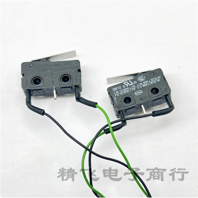 2 PCS Honeywell travel limit switches, gold contact buttons, micro switches, straight handle three pin 0.5A 125