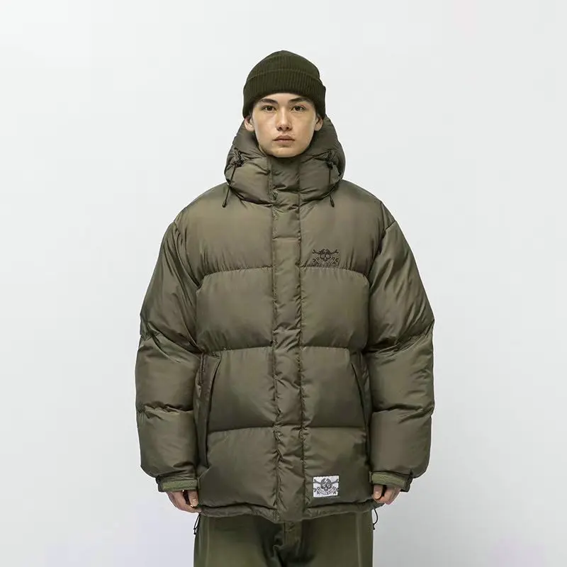 Tech Thiened Breadstuffed Jaet WTAP TORPOR Japanese Sle Warm Youth  Culture Tourist Wear White Du down Coat for Men