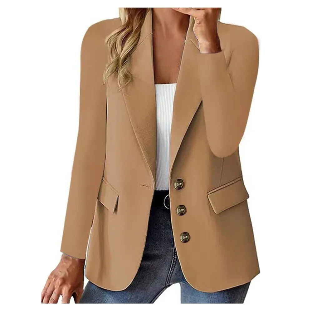 Long Sleeve Cardigan Suit Jacket Woman Ropa Casual De Mujer Roupa Feminina Casaco Feminino Vestido Blazer Roupas Social Feminina