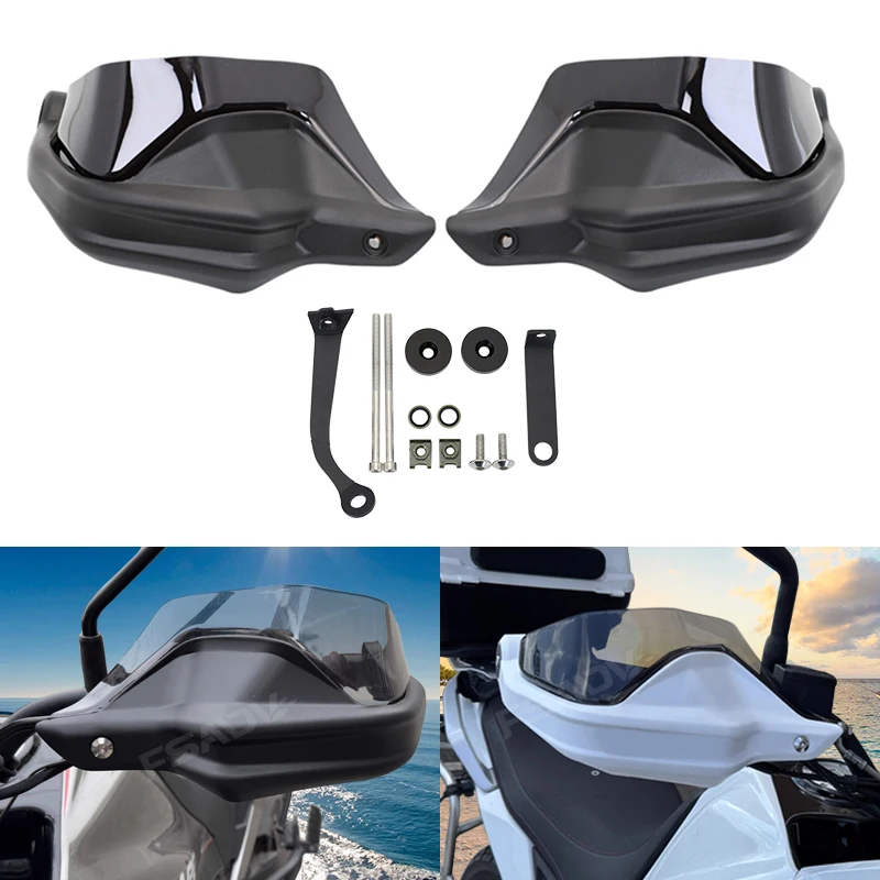 

Аксессуары для мотоциклов, черные карбоновые поручни, защита руля, защита лобового стекла для Xcape 700 X-Cape 700 XCape 700