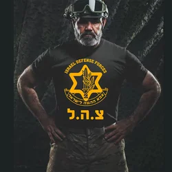 Israeli Military Army Mossad T-Shirt Special Force IDF Israel Secret Service T Shirt Men 5XL 6XL Israel Defense Forces Tee Shirt