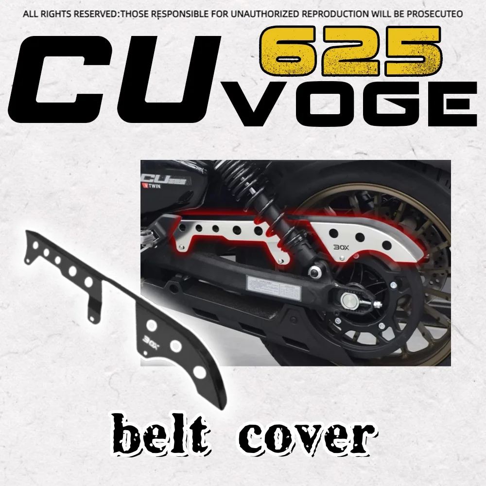 For VOGE CU625 stainless steel chain cover Voge cu625 voge 625cu belt cover protective cover
