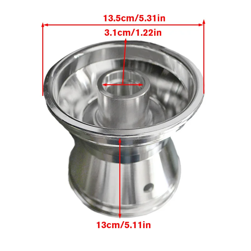 5 Inch Go Kart Rims 10x4.50-5 Aluminum Alloy Front Wheel Hub for Drift Car Go Karting Racing Track Racer