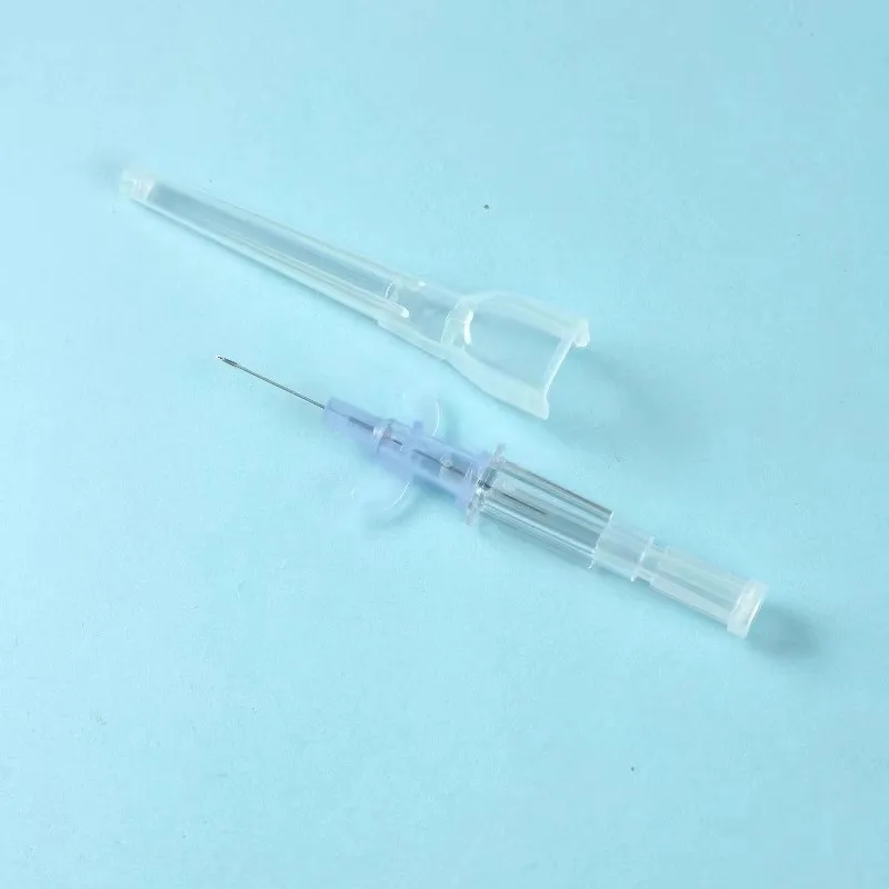 50pcs Disposable IV Cannula Intravenous Injection Catheter with Wing 22G 24G 26G For Pet Dog Cat Animals Veterinary Suppliers