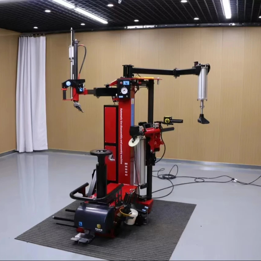 Full Automatic Tyre Removal Machine High End Tyre Changer Machinery No Pry Bar No Turntable
