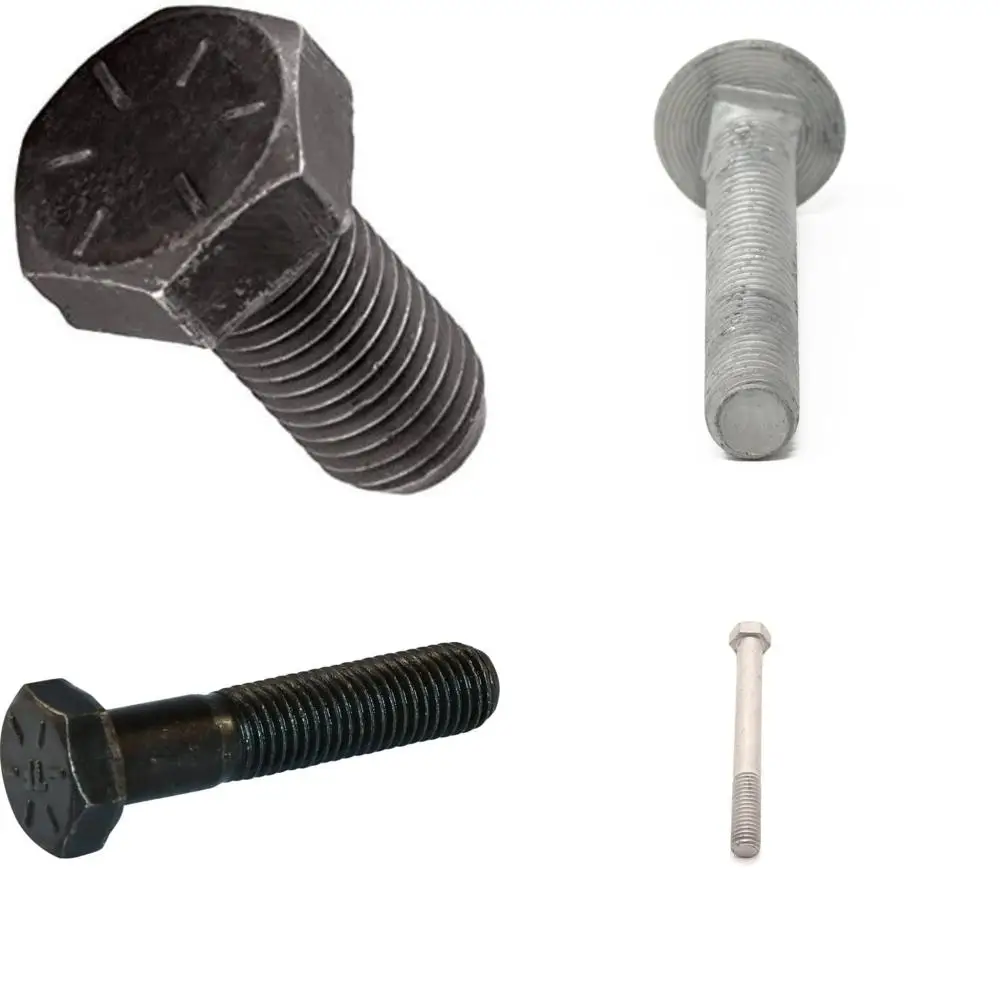 براغي ذات غطاء سداسي من الدرجة 8، لمسة نهائية عادية، 9/16-12 × 1-1/4، 25 قطعة، خيط خشن، ملولبة بالكامل، توريد الأجهزة السائبة