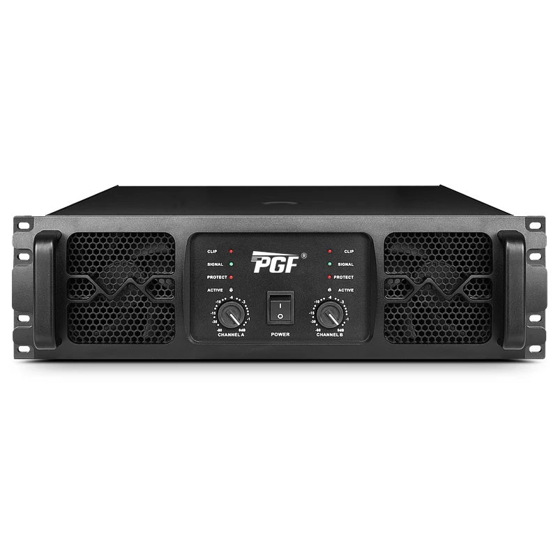 3U Rack Mount 2x1300W 2 Channel Class H Power Amplifier Stereo Pro Audio Equipment For Bass Speaker Stage Performance Sound Syst