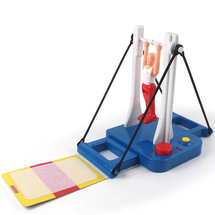 Desktop Gymnast Flip Doll Tabletop Game Toy, Hand Control Gymnastics Man Interactive Stress Relief Game for Kids Adults