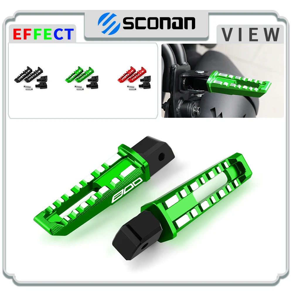 

For Z 800 Z800 Z800E 2013 2014 2015 2016 Motorcycle Accessories Rear Foot Pegs Rests Passenger Footrests CNC Aluminum