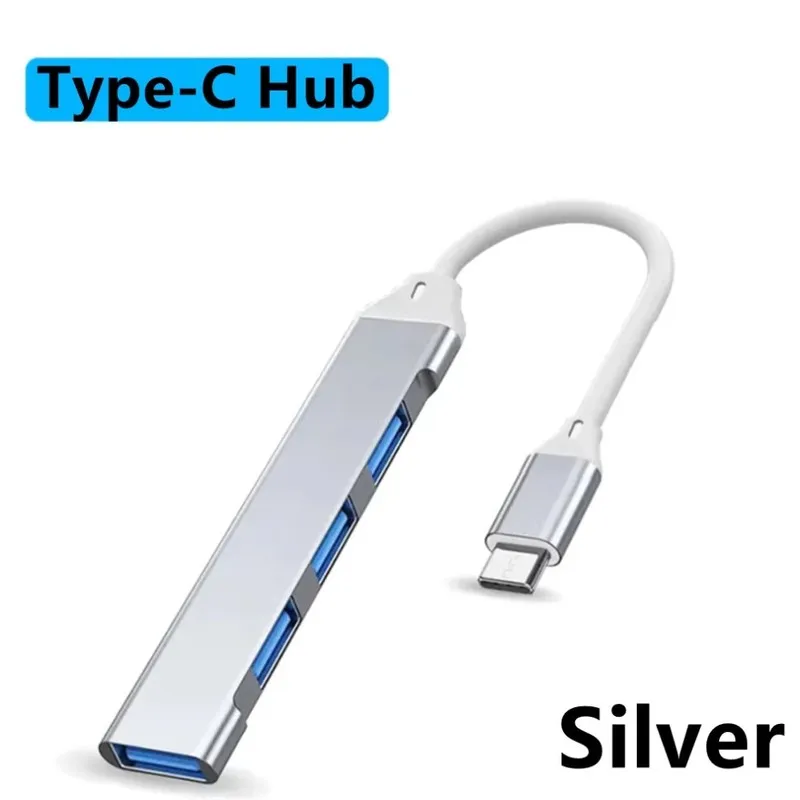 USB C HUB Type C Splitter Thunderbolt 3 Docking Station Laptop Adapter With For Macbook Air M1 iPad Pro 100M RJ45 HDMI SD/TF