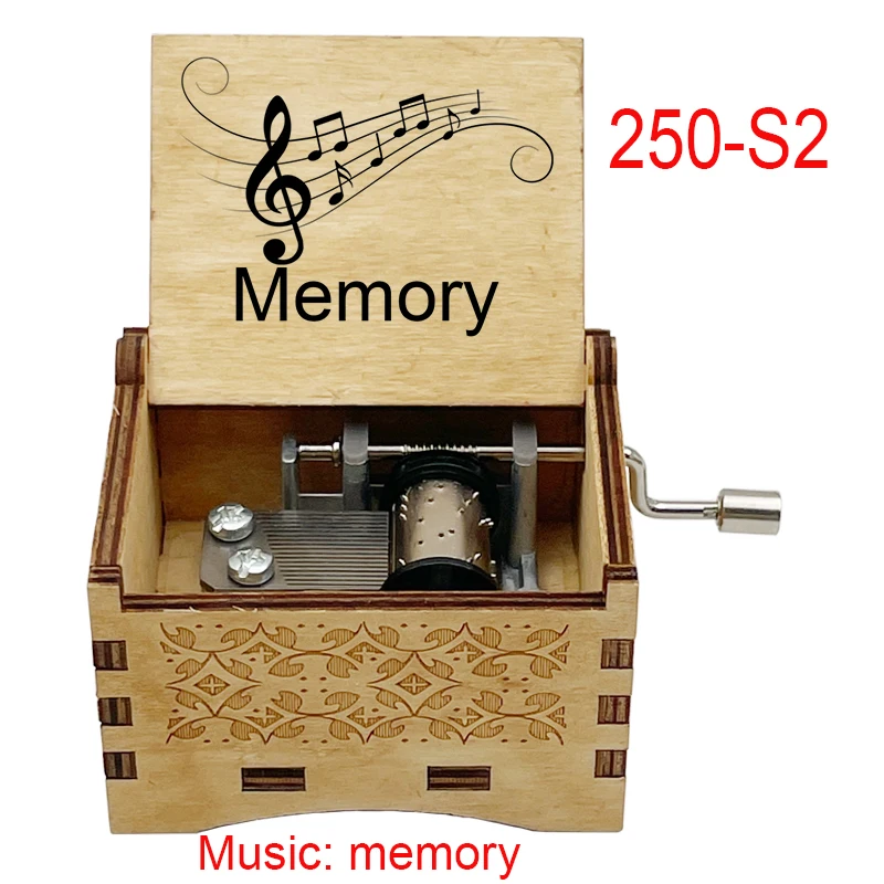 Famous Musical Theater Cats Interlude Memory Music Box 18 Note Song Wooden Special Gift for Fans Friend Birthday
