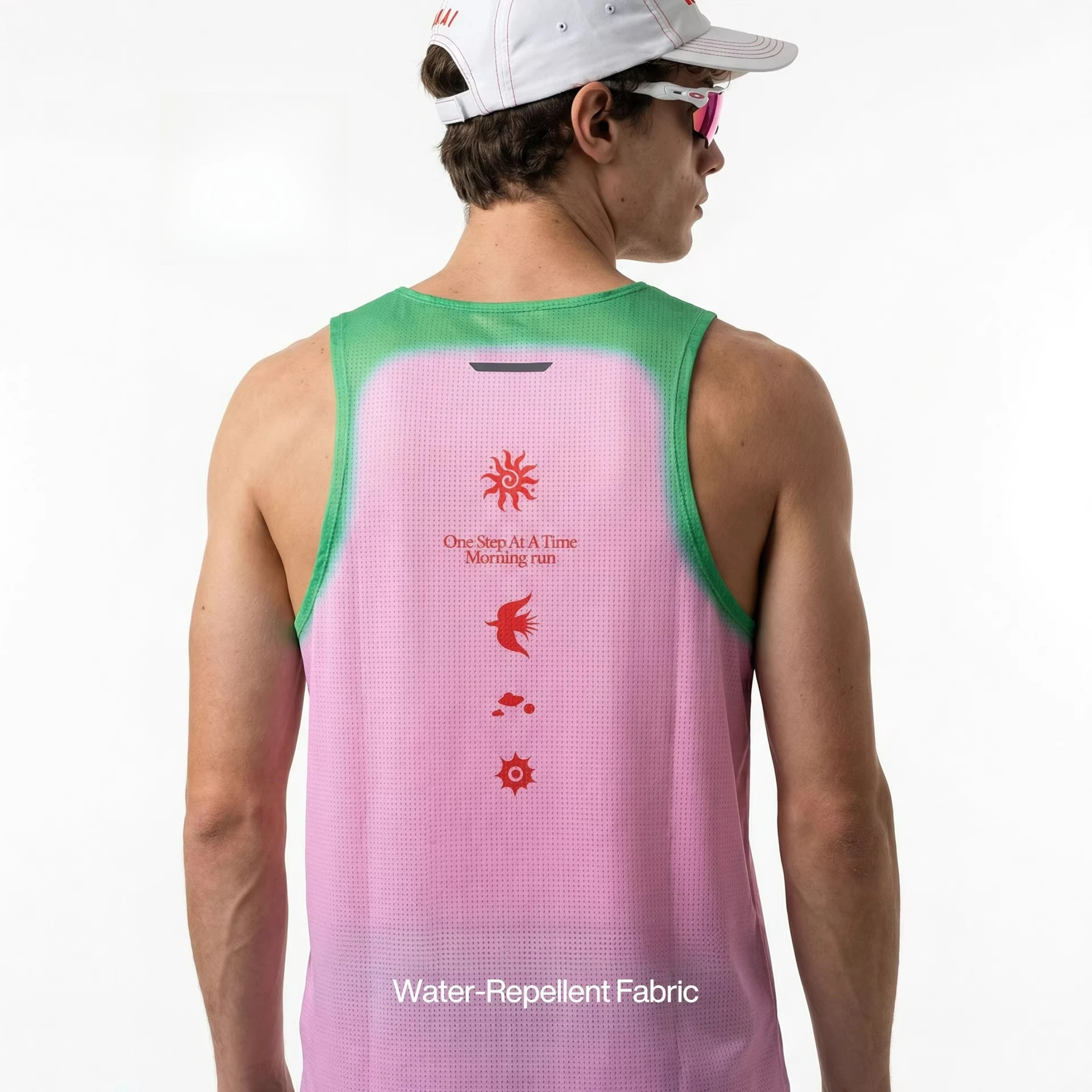 Men's Lightweight Quick-Dry Moisture-Wicking Breathable Mesh Athletic Vest for Running & Gym