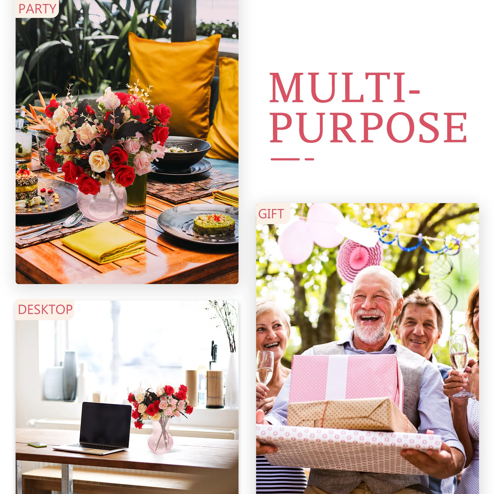 

Small Transparent Glass Decorative Flower Vase Modern Style Desktop Plant Pot for Home Decor Office Flower Centerpiece