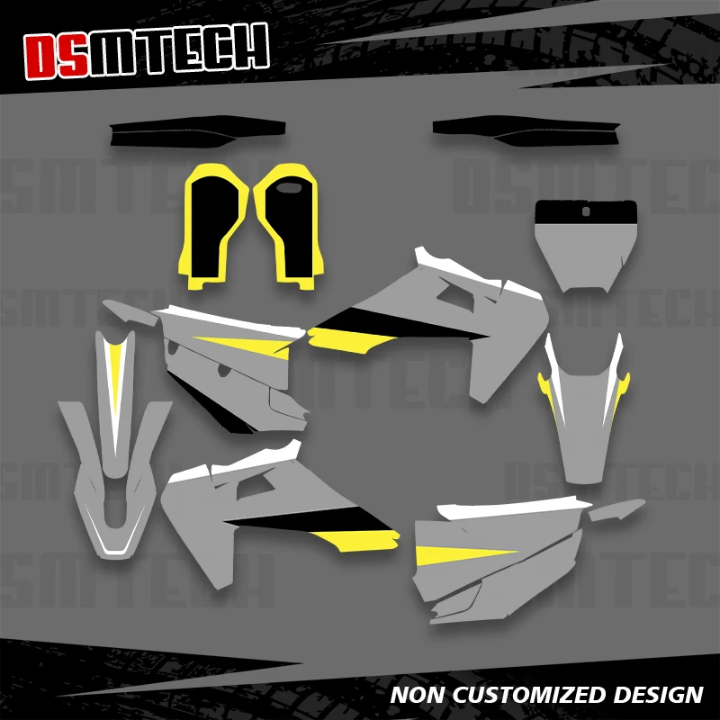 

DSMTECH Team Graphics Decal Sticker Kit For Husqvarna TC FC TX FX FS 2019 2021 TE FE 2020 2022 125 250 350 450