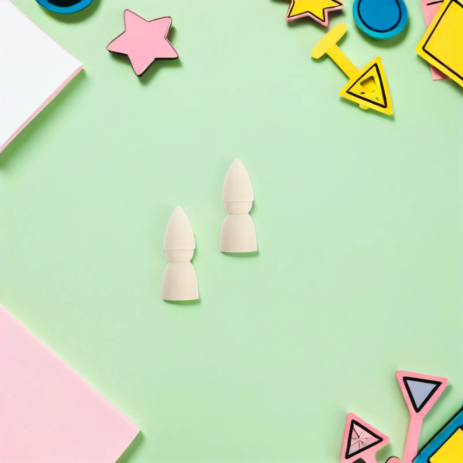 20Pcs Wooden Wooden Peg Toy For Wedding Cake Decorations Snowman Christmas Decoration People Natural 7CM Unfinished