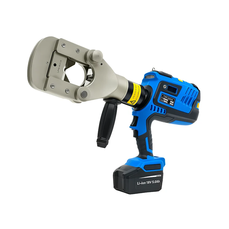 NBTC-752 Battery Powered Hydraulic ACSR Cable Cutter 110KN Cordless AL/ST Conductor Aluminum Layer Stripping Cutting Tool