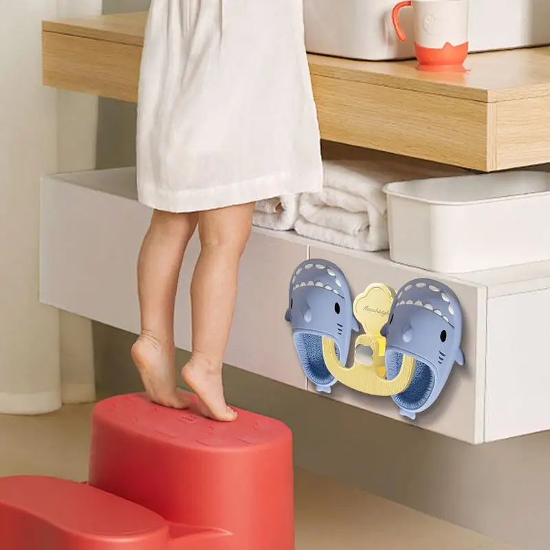 

Wall Slipper Holder Suction Cup Simple Slipper Hook Multifunctional Slipper Hanger Space-Saving Storage Hooks For Entryway