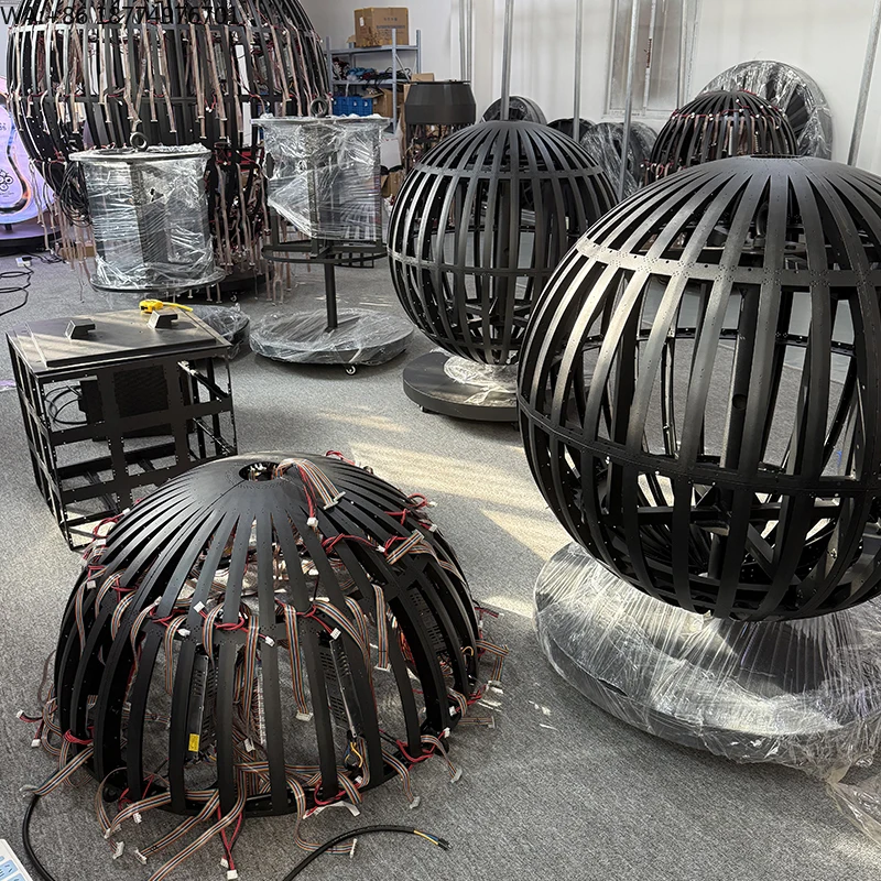 The New Spherical Screen Exhibition Hall Scenic Area Adopting LED Technology Can Be Customized in Size