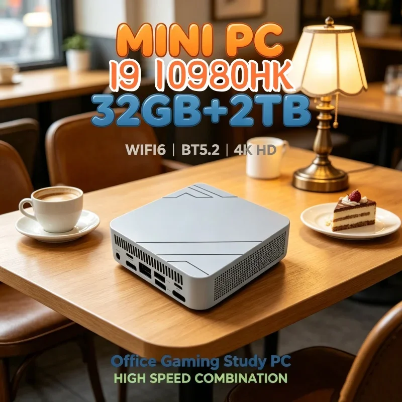 Blazingly Optimised 2026 Shining Kestrel MINI PC Equipped Decked With Core I9 10980HK Mammoth RAM 1TB SSD WIFI 6 BT5.2 4K HD