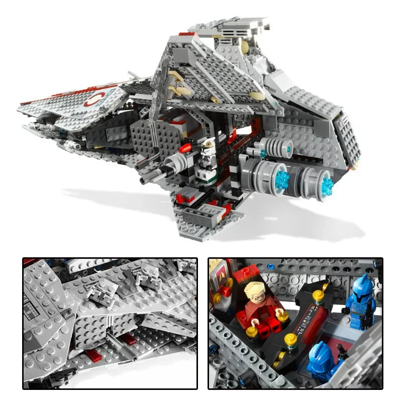 STAR WARS Compatible 8039 Star Venator Set Republic Toy Attack Cruiser Model Building Block Bricks Birthday Christmas Gifts