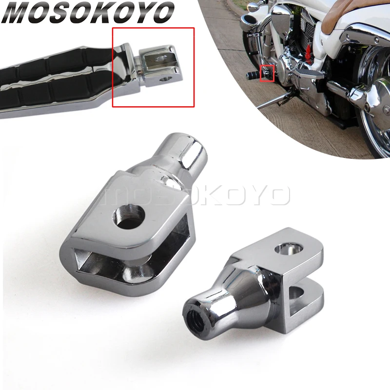 Motorcycle Footpeg Mounting Bolt Adapter for Honda GL1800 F6B Suzuki Boulevard M50 M90 M109R Can-Am Spyder RS Male Pegs Mount