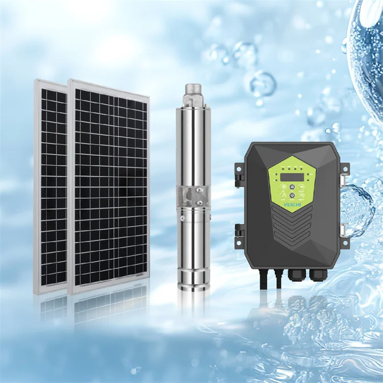 System Solar Borewell Pump Solar Powered Deep Well Pump Kits Factory Custom  Solar Water Well Pump