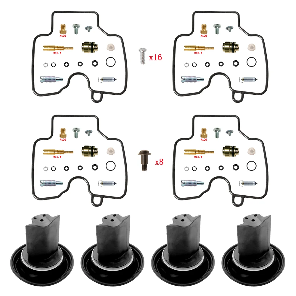 YAMAHA DIVERSION 900S XJS 900 XJS900 XJ900S 4KM 4PS 1995-2002 Kit de réparation de carburateur pièces de diaphragme