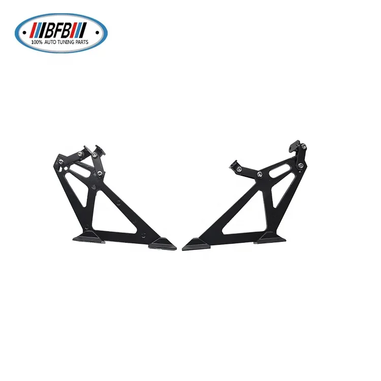 Universal Spoiler ABS Matte Black GT Style Car Rear Modified Wing Trunk  Hatchback Boot