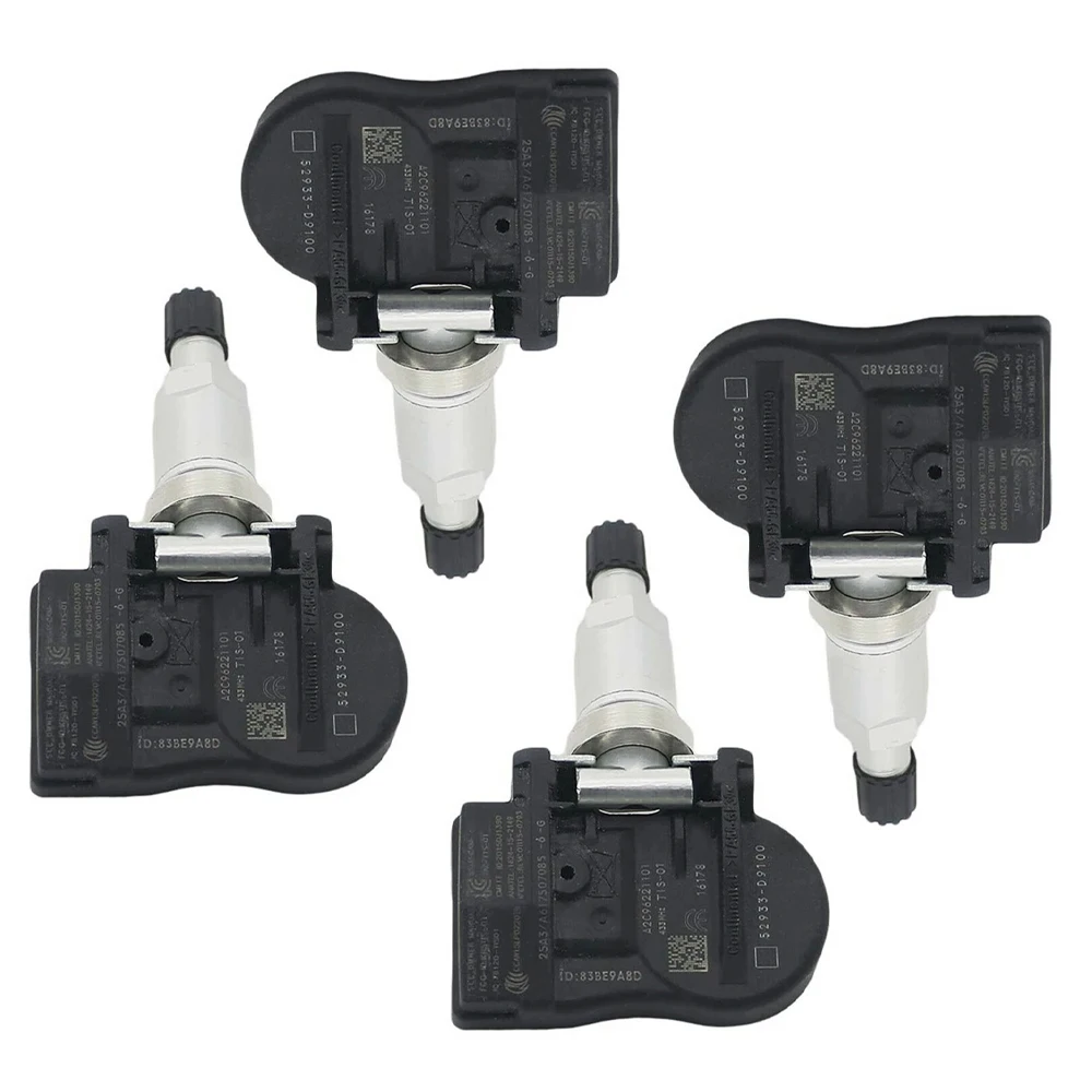 4Pcs Tire Pressure Sensor TPMS 52933D4100 52933-D4100 52933-F2000 52933F2000 52933-D9100 for Hyundai I30 ELANTRA KONA Kia OPTIMA