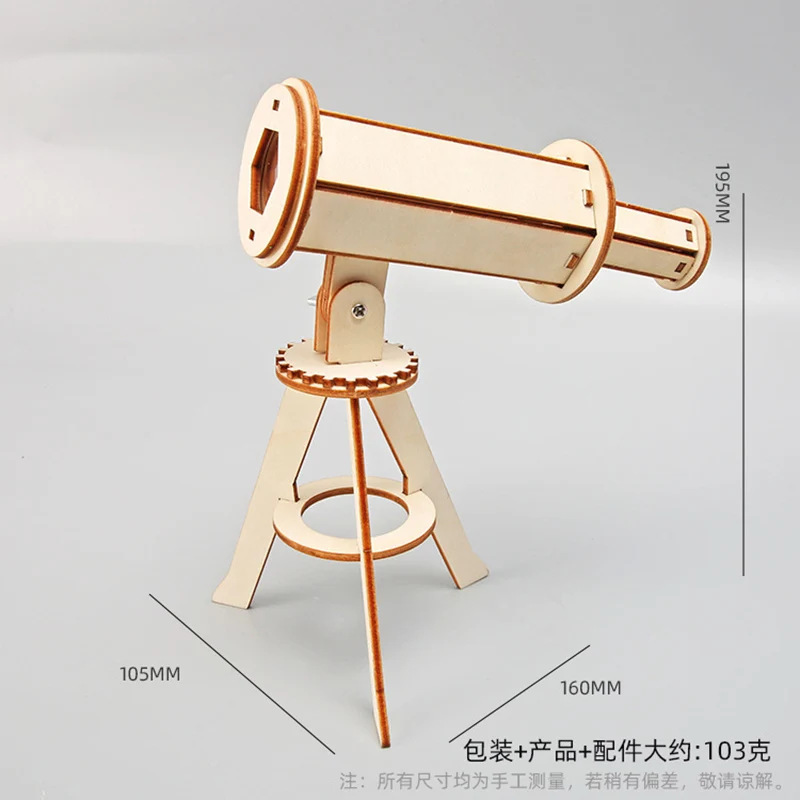 Science and Technology Making Diy Astronomical Telescope Children's Science Experiment Educational Science Teaching Aware