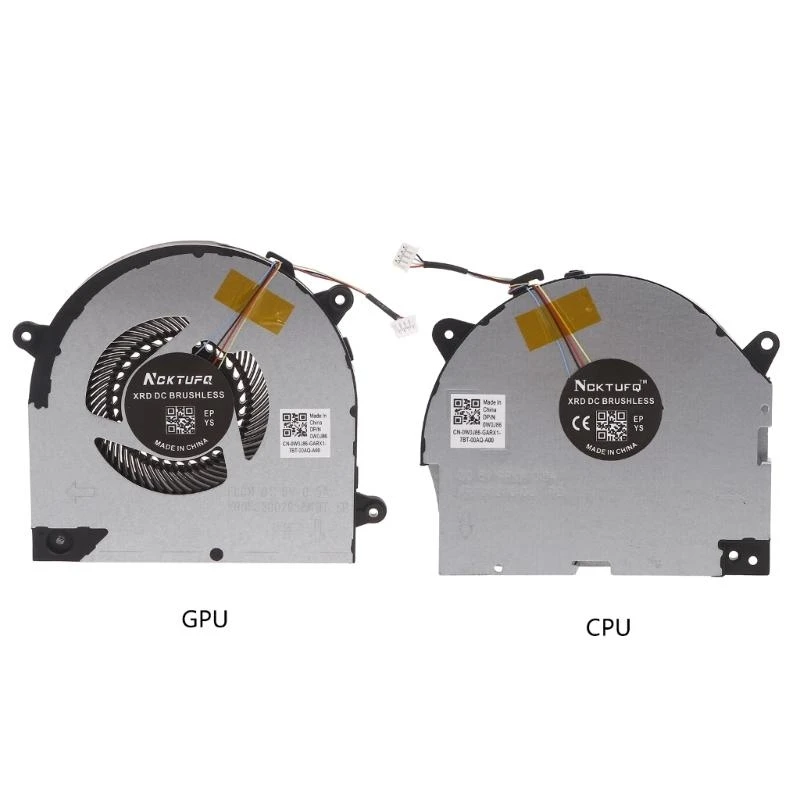 652F Original Ventilador Cooler CPU GPU para Y540-17 Y540-17IRH GTX1660 Notebook